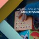 a child engaged in a geometry lesson with Montessori constructive triangles